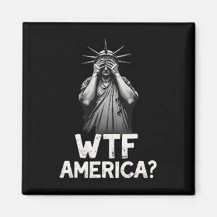 Íman Patriótico 4 De Julho Estátua Da Liberdade Wtf Ame