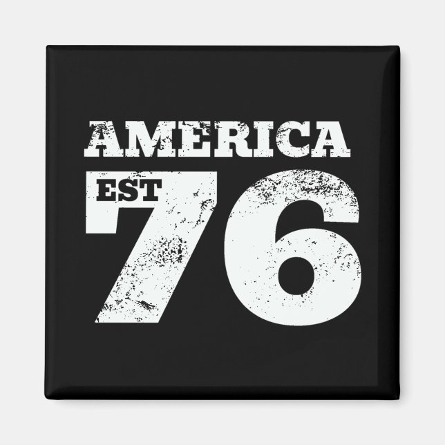 Íman Patriótico Americano Est 1776 (Frente)
