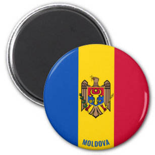 Íman Patriótico Armado do Sinalizador da Moldávia