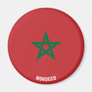 Íman Patriótico Armador do Sinalizador de Marrocos