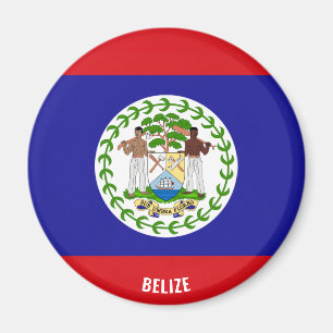 Íman Patriótico Belize Flag Charming