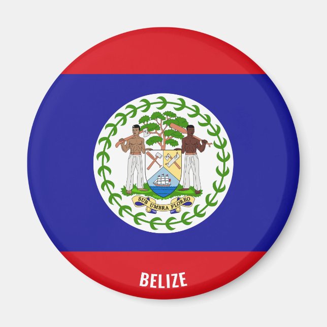 Íman Patriótico Belize Flag Charming (Frente)
