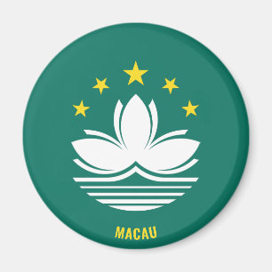 Íman Patriótico da encantação da bandeira de Macau