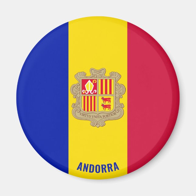 Íman Patriótico de charmoso de Andorra (Frente)