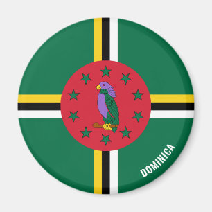 Íman Patriótico Dominica Flag Charming