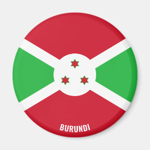Íman Patriótico encantador da bandeira do Burundi
