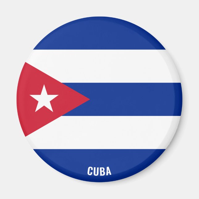 Íman Patriótico encantador de Cuba (Frente)