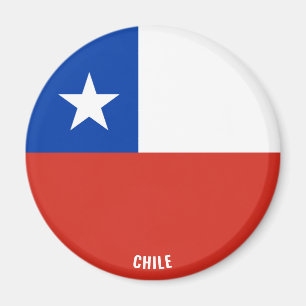 Íman Patriótico Encantador de Sinalizador do Chile