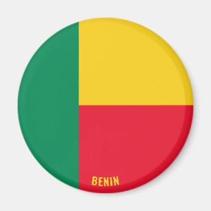 Íman Patriótico encantador do Benin Flag