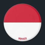 Íman Patriótico encantador do Mônaco Flag<br><div class="desc">O Magneto Patriótico do Mônaco Flag Charming com a bandeira do Mônaco exibida por todo o ímã. O nome do país é sutilmente integrado no design na parte inferior. O texto é totalmente personalizável usando o recurso "Personalizar!". Este belo Magnet de Mônaco é o presente de na moda para qualquer...</div>