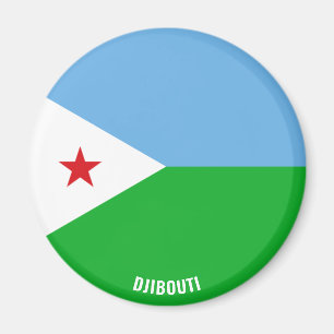 Íman Patriótico encantador do Sinalizador Djibouti