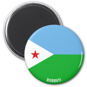Íman Patriótico encantador do Sinalizador Djibouti