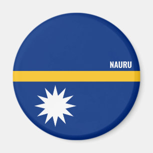 Íman Patriótico encantador do Sinalizador Nauru