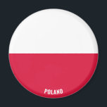 Íman Patriótico encantador Polônia Flag<br><div class="desc">Polônia Flag Charming Patriotic Magnet com a bandeira Polônia mostrada por todo o ímã. O nome do país é sutilmente integrado no design na parte inferior. O texto é totalmente personalizável usando o recurso "Personalizar!". Este belo Polônia Magnet é o presente na moda para qualquer ocasião. © 2022 PaísesDoMundo</div>