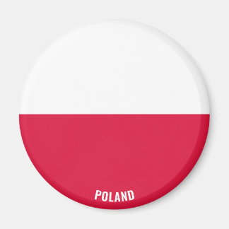 Íman Patriótico encantador Polônia Flag