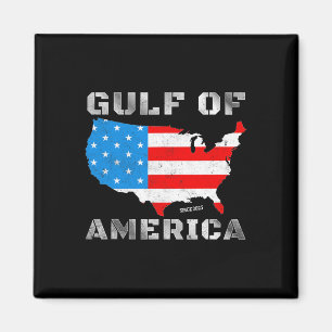 Íman Patriótico Oficial Da América Do Golfo Pro-Trump D