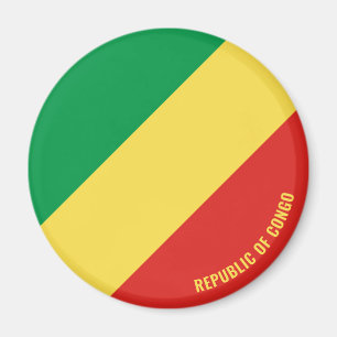 Íman Patriótico Pavilhão da República do Congo