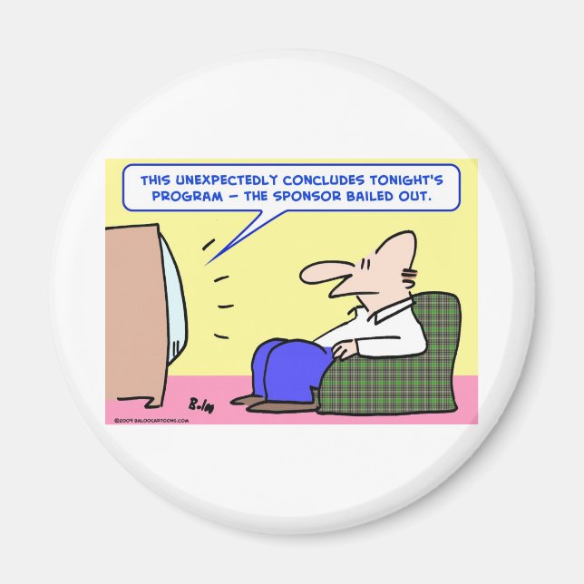 Íman patrocinador de televisão resgatado (Frente)