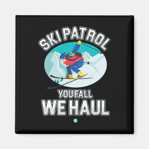Íman Patrulha De Esqui Você Cai Nós Pregamos O Snowboar