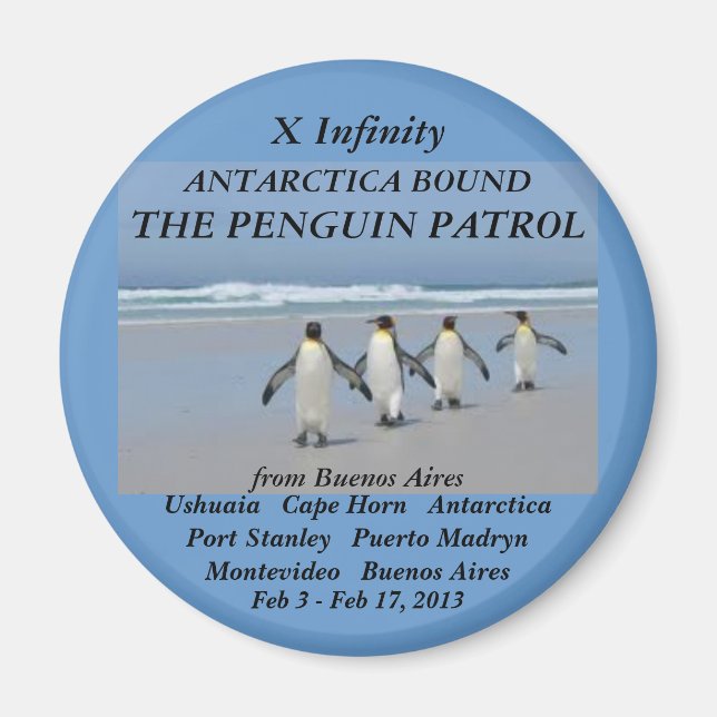 Íman patrulha de pinguins em 2013, infinidade da imã de (Frente)
