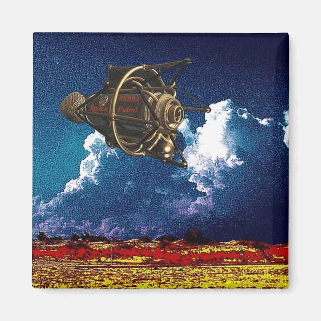 Íman Patrulha Espacial Zebra (Frente)