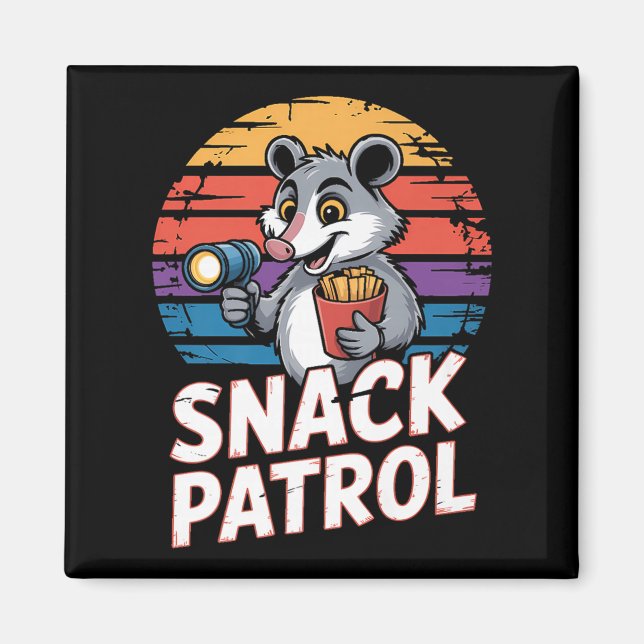 Íman Patrulha Possum Snacks Com Lâmpada De Lâmpada E Ch (Frente)
