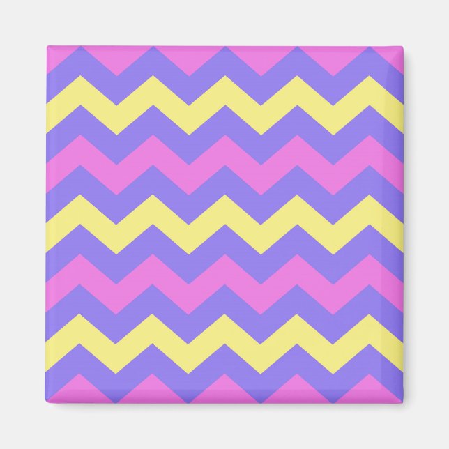 Íman Patrulha Zigzag (geel, paars en roze) (Frente)
