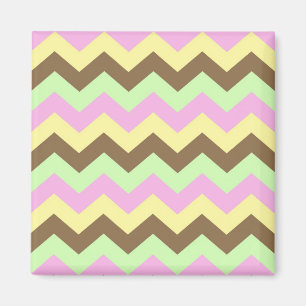 Íman Patrulha Zigzag (roze, groen, geel en bruin)