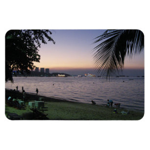 Íman Pattaya Beach Sunset... Chonburi, Tailândia