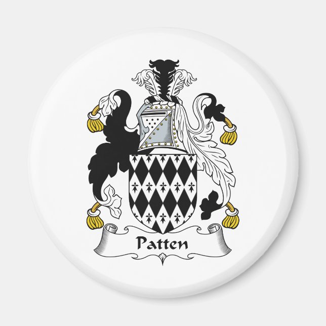 Íman Patten Family Crest (Frente)