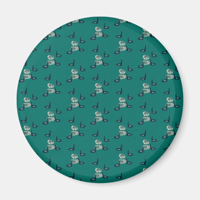 Íman pattern_6_patos, amiga de uma menina (Frente)
