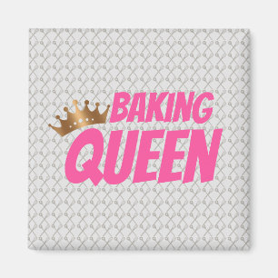 Íman Patterno da Rainha Baking para Amantes de Bolo e D