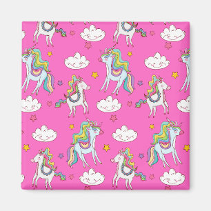 Íman Patterno Funny Unicorn Cute