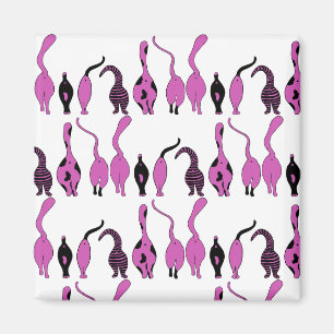 Íman Patttern de Bumbum de Gato Roxo