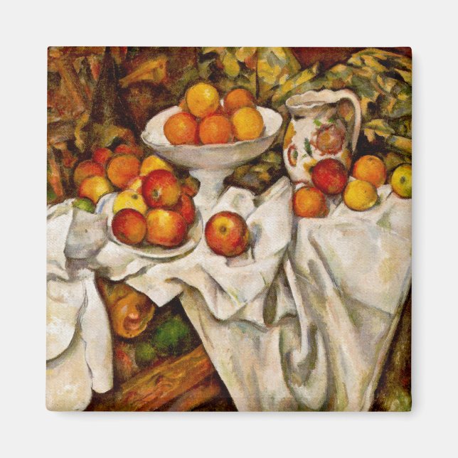 Íman Paul Cezanne Apple Orangismo Impressionismo (Frente)