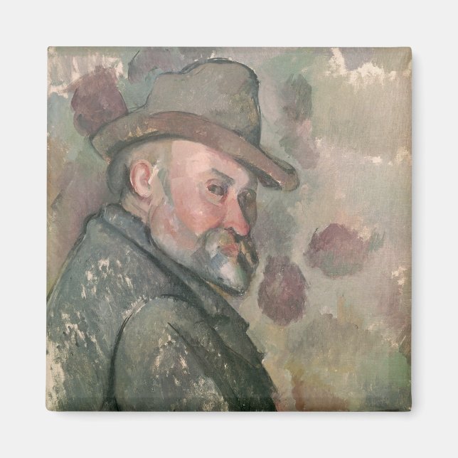 Íman Paul Cezanne | Autorretrato, 1890-94 (Frente)