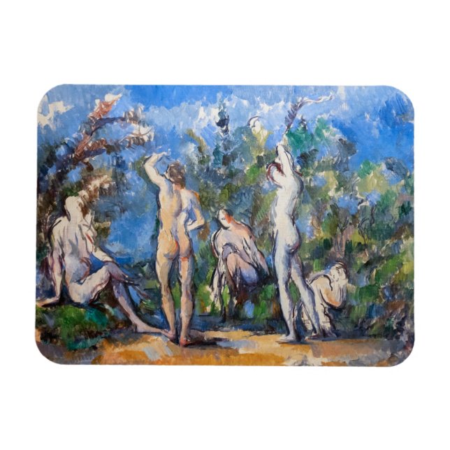Íman Paul Cezanne - Cinco Bathers (Horizontal)