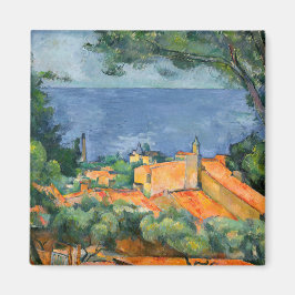 Íman Paul Cezanne - Estaque com Telhados Vermelhos