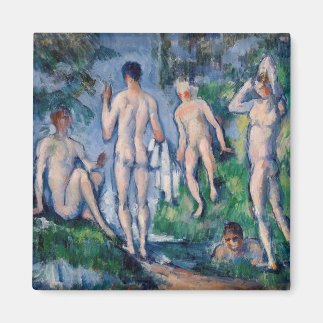 Íman Paul Cezanne - Grupo dos Bathers (Frente)