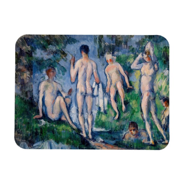 Íman Paul Cezanne - Grupo dos Bathers (Horizontal)