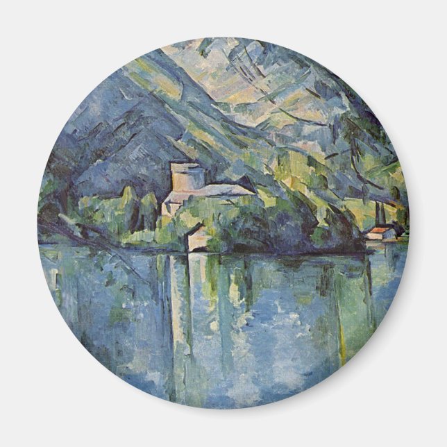 Íman Paul Cézanne - Lago Annecy (Frente)