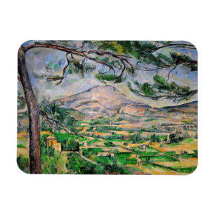 Íman Paul Cezanne - Mont Sainte-Victoire e pinheiro Gra
