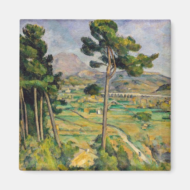 Íman Paul Cezanne - Mont Sainte-Victoire e Viaduto (Frente)