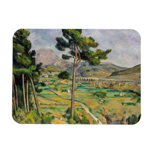 Íman Paul Cezanne - Mont Sainte-Victoire e Viaduto (Horizontal)