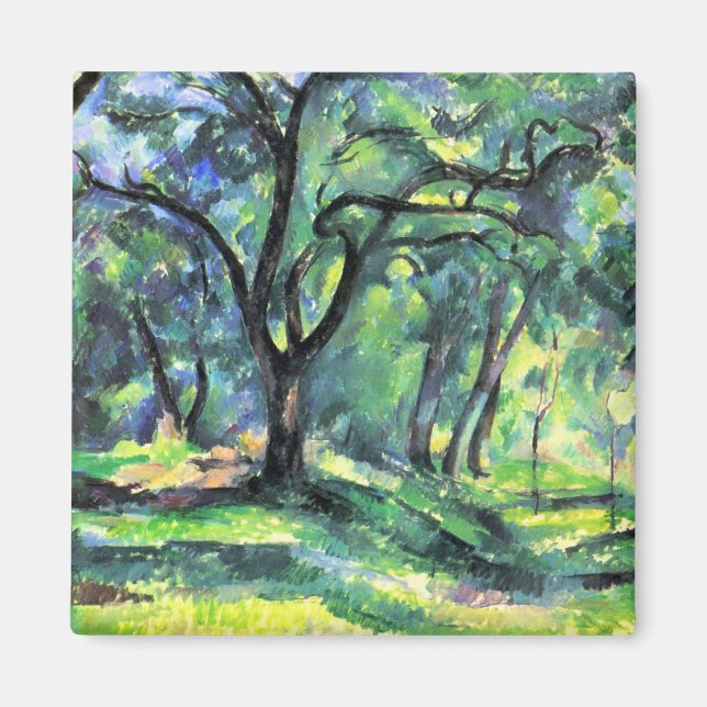 Íman Paul Cezanne - Na Floresta (Frente)