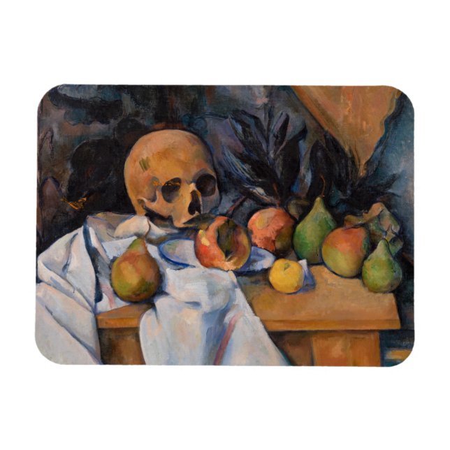 Íman Paul Cezanne - Natureza Morta com Caveira (Horizontal)