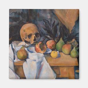 Íman Paul Cezanne - Natureza Morta com Caveira