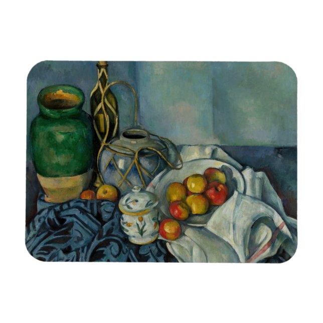 Íman Paul Cezanne - Natureza Morta com Maçãs (Horizontal)