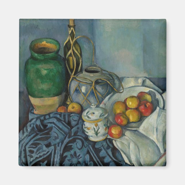 Íman Paul Cezanne - Natureza Morta com Maçãs (Frente)