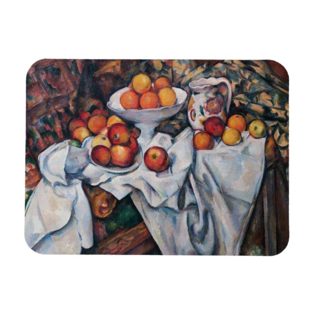 Íman Paul Cezanne - Natureza Morta, Maçãs e Laranjas (Horizontal)